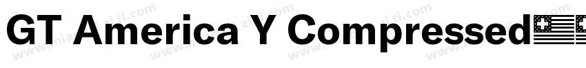 GT America Y Compressed字体转换